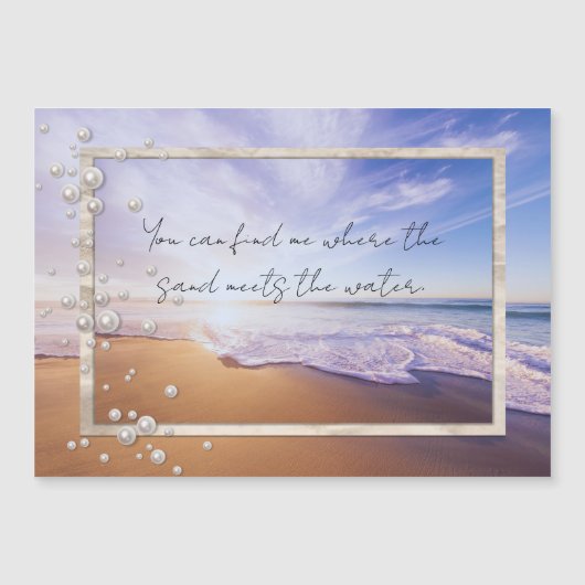 Mooie Beach Sunrise (Voorkant)