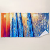 Mooie Beach Sunset in Florida Strandlaken (Voorkant)