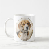 Mooie beagle koffiemok (Links)