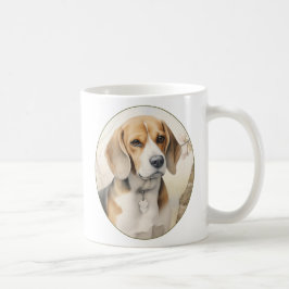 Mooie beagle koffiemok