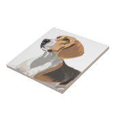 Mooie beagle tegeltje (Zijkant)