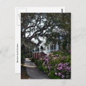Mooie Beaufort, South Carolina Briefkaart (Voorkant / Achterkant)
