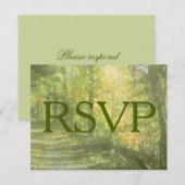Mooie beboste route RSVP Informatiekaartje (Voorkant / Achterkant)