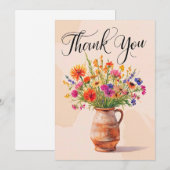 Mooie bedankkaart (Voorkant / Achterkant)