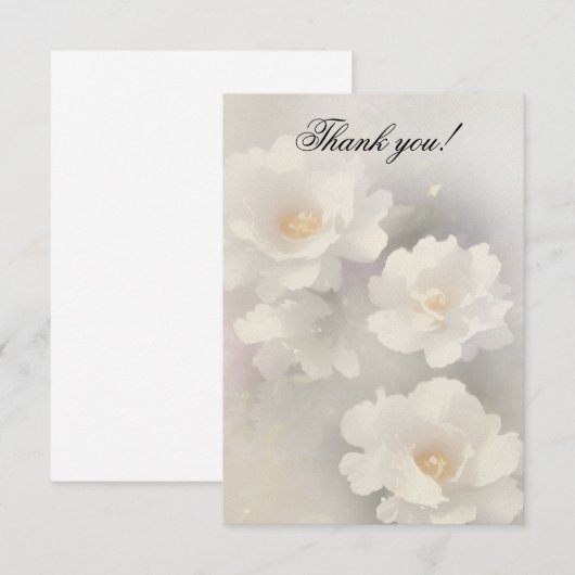 Mooie bedankt voor je kaart (Voorkant / Achterkant)