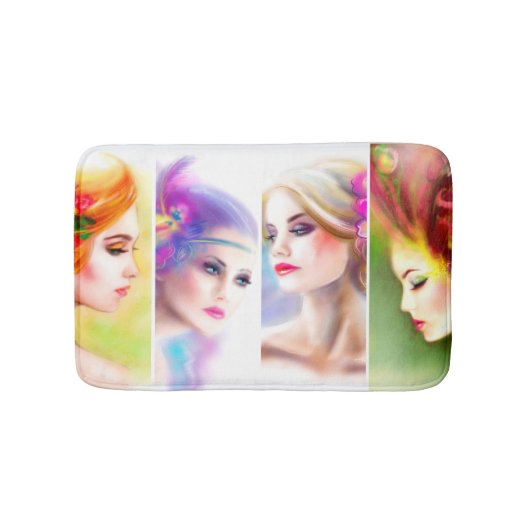 Mooie bedonderlaag voor vrouwen badmat (Voorkant)