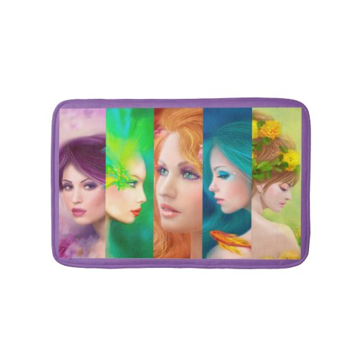 Mooie bedonderlaag voor vrouwen badmat (Voorkant)