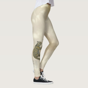 Mooie Bedreigde Wolken Luipaard Kunstwerk Leggings