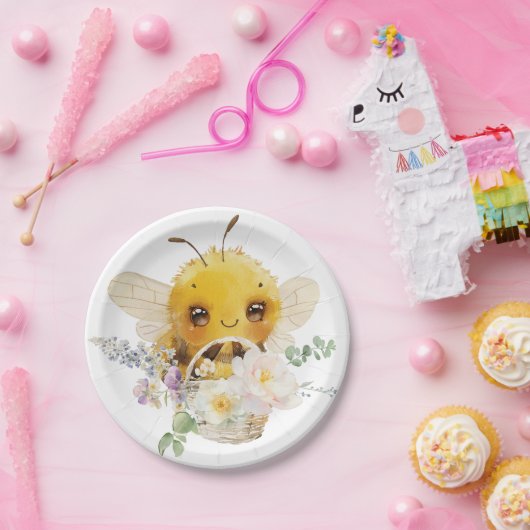 Mooie Bee 7'' Paper Borden Papieren Bordje