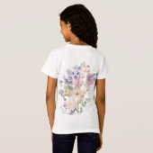 Mooie Bee Girl's T-shirt (Achterkant volledig)