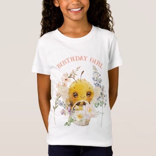 Mooie Bee Girls T-shirt (Voorkant)