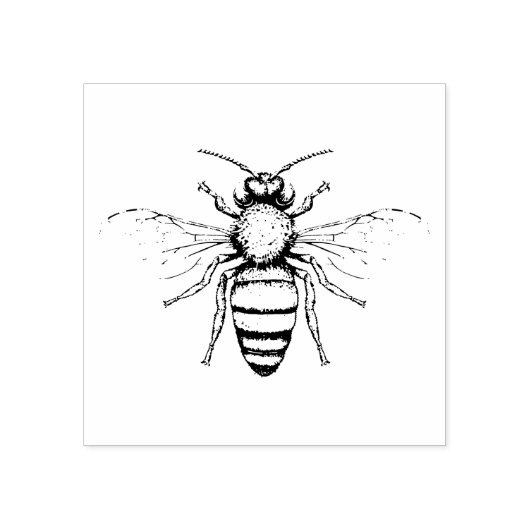 Mooie BEE Scrapbooking Rubberstempel (Afrduk)