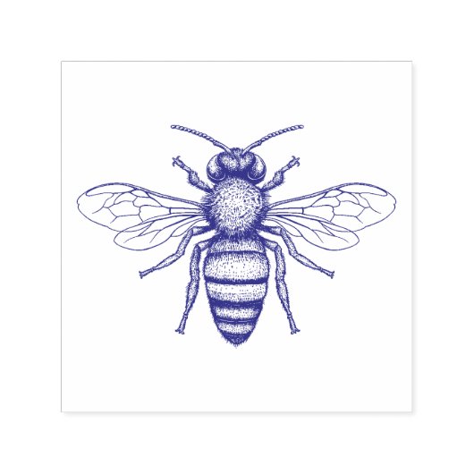 Mooie Bee Scrapbooking Zelfinktende Stempel (Design)