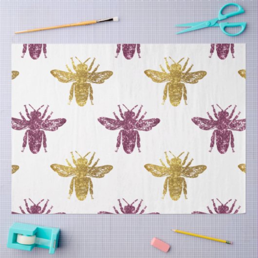 Mooie Bee-serie ontwerp 35 Tissuepapier (Craft)