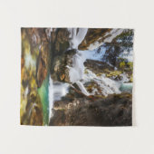 Mooie beek in Gozd Martuljek aan het einde van de  Wandkleed (Voorkant (horizontaal))