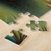 Mooie Beer familie in het zonnelandschap van de Be Legpuzzel (Zijkant)