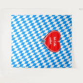 Mooie Beierse vlag Wandkleed (Voorkant (horizontaal))