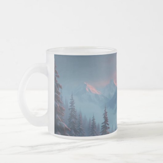 mooie beker matglas koffiemok (Links)