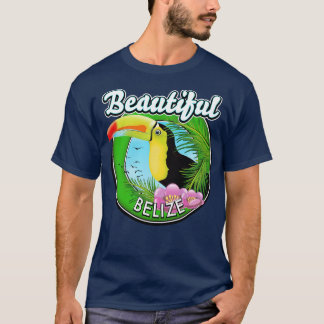 Mooie Belize retro toucan T-shirt