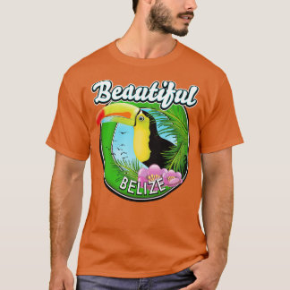 Mooie Belize retro toucan T-shirt