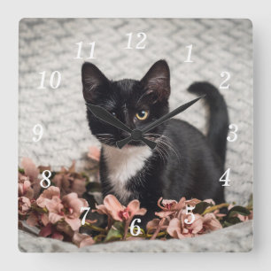 Mooie Bella Rose wandklok