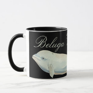 Mooie Beluga-walvis, Delphinapterus Leucas Mok
