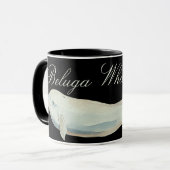 Mooie Beluga-walvis, Delphinapterus Leucas Mok (Voorkant links)
