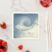 Mooie Beluga-walvis, Delphinapterus Leucas Servet (Insitu)