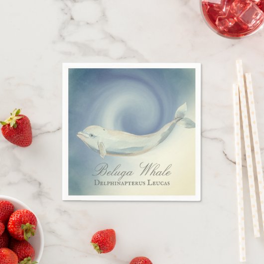 Mooie Beluga-walvis, Delphinapterus Leucas Servet (Insitu)