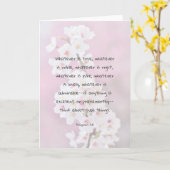 Mooie bemoedigende Bijbelvers citaat Kaart (Gele Bloem)