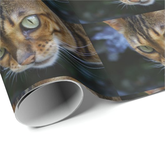 Mooie bengaals kat cadeaupapier (Rol Hoek)