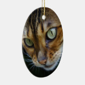 Mooie bengaals kat keramisch ornament (Rechts)