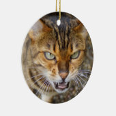 Mooie bengaals kat keramisch ornament (Rechts)