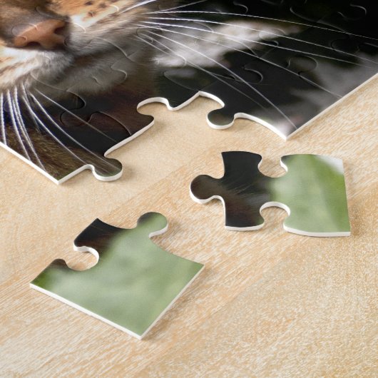 Mooie bengaals kat legpuzzel (Zijkant)