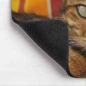 Mooie bengaals kat muismat (Hoek)
