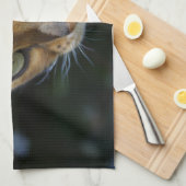 Mooie bengaals kat theedoek (Quarter Fold)