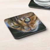Mooie Bengaalse kat Onderzetter (Linkerzijde)