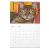 Mooie Bengaalse katten 2025 Kalender (Feb 2027)