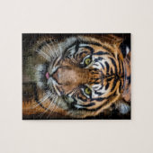 Mooie bengachtige tijgerpuzzel legpuzzel (Horizontaal)