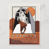 Mooie Berbervrouw uit Marrakech Marokko Briefkaart (Voorkant)