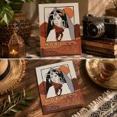 Mooie Berbervrouw uit Marrakech Marokko Briefkaart