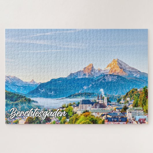 Mooie Berchtesgaden, Duitsland Legpuzzel (Horizontaal)