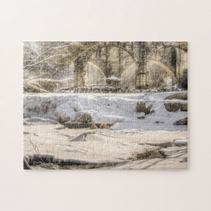 Mooie Berea-Herfsten in de winter Legpuzzel