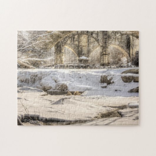 Mooie Berea-Herfsten in de winter Legpuzzel (Horizontaal)
