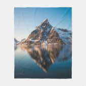 Mooie berg fleece deken (Voorkant)