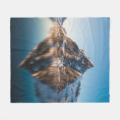 Mooie berg fleece deken (Voorkant (Horizontaal))