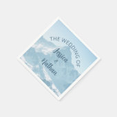 Mooie berg fotografie winter bruiloft servet (Hoek)