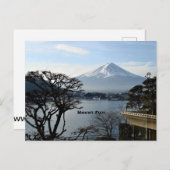 Mooie berg Fuji Briefkaart (Voorkant / Achterkant)