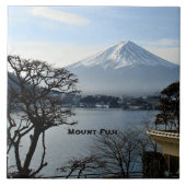Mooie berg Fuji Tegeltje (Voorkant)