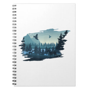 Mooie Berg, Natuur Bomen en Bos Notitieboek